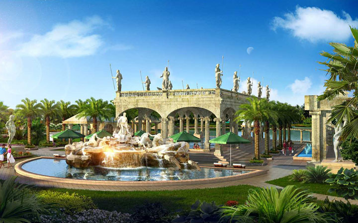 度假地產(chǎn)項目旅游策劃咨詢(xún)公司完成意大利館旅游規劃效果圖