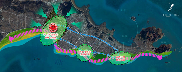 度假綜合體項目旅游規劃設計公司:中國惠安海洋生態(tài)文化旅游城旅游規劃空間結構