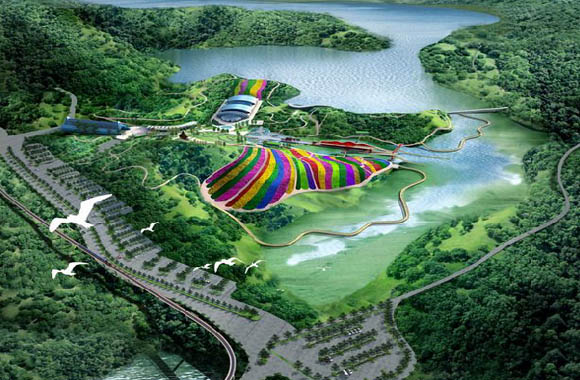 山地旅游規劃院:濕地花園旅游規劃效果圖