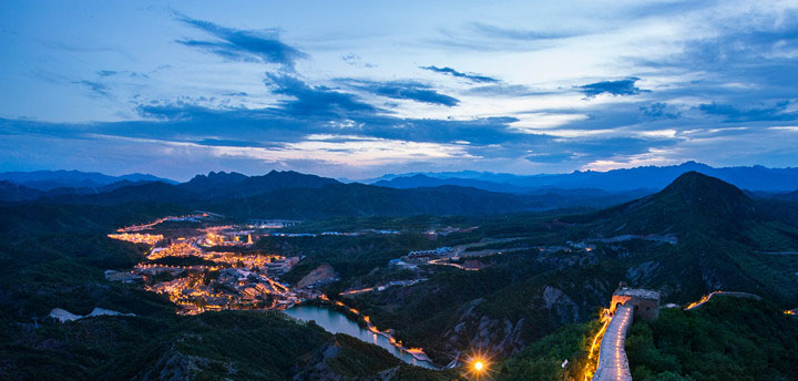 古北水鎮國際旅游度假區旅游規劃遠眺整體圖