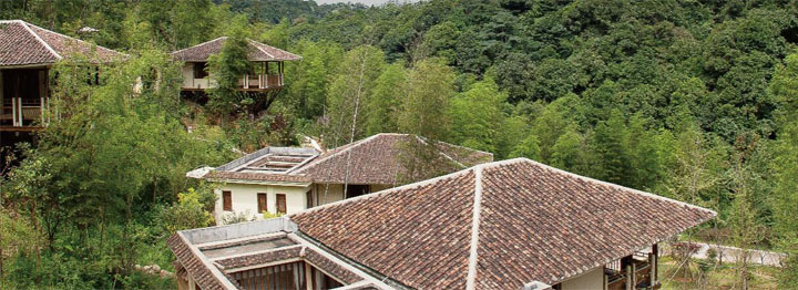 森林旅游規劃公司:竹別墅旅游規劃建造融合了苗家吊腳樓和客家建筑風(fēng)格